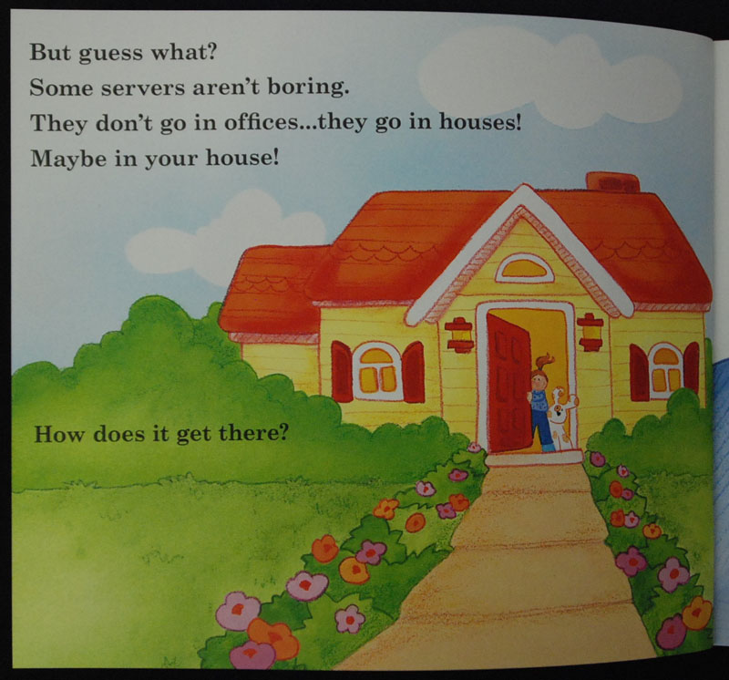 Illustration for article titled Microsoft's Brainwashing Children's Book: Mommy, Where Do Servers Come From?